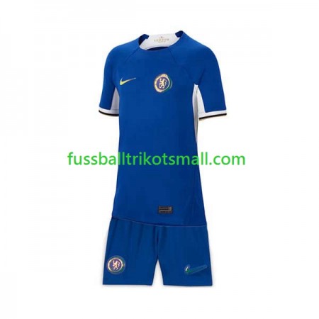 Fußballtrikots Chelsea Kinder 2023-2024 Kurzarm Heimtrikotsatz kaufen